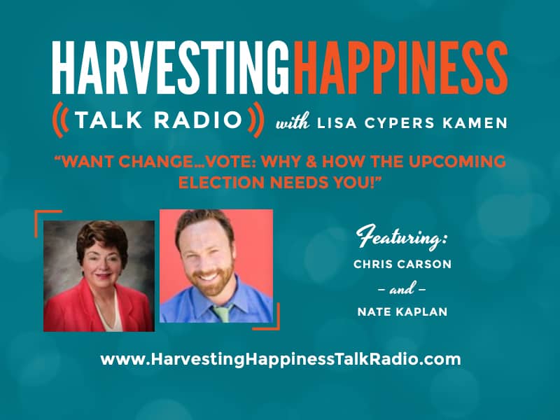Harvesting Happiness Talk Radio vote