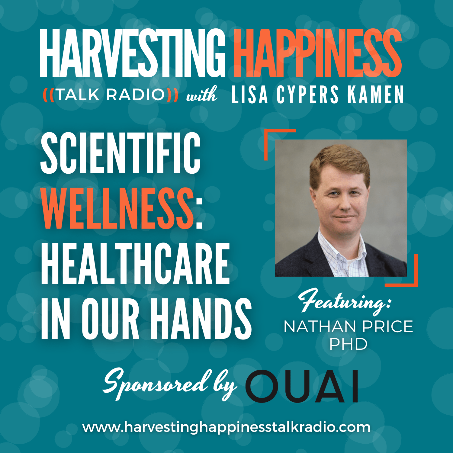 Podcast episode about wellness and healthcare with Nathan Price, PhD
