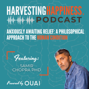 Podcast episode about anxiety and mental health with Samir Chopra.